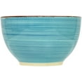 thumbnail image 3 of 3 Piece Royal Norfolk Turquoise Swirl Stoneware Dinner Set - Plate, Bowl, Mug, 3 of 5