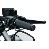 Kuryakyn Thresher Grips for H-D Cable Throttle, Satin Black