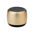 thumbnail image 2 of Zzbeans Mini Steel Cannon Bluetooth Speaker, High Volume Portable Wireless Audio System, 360° Surround Sound HIFI Outdoor Travel Speaker for Selfie Remote Control, Gold, 2 of 7