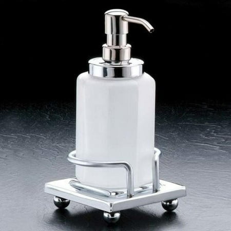 Taymor Satin Chrome Polished Lotion Soap Dispenser Taymor Satin Chrome Polished Lotion Soap Dispenser