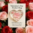 thumbnail image 2 of Valentines Day Pocket Hugs Card A Small Reminder Of Big Love Note Greeting Card For Romantic Occasion, 2 of 3