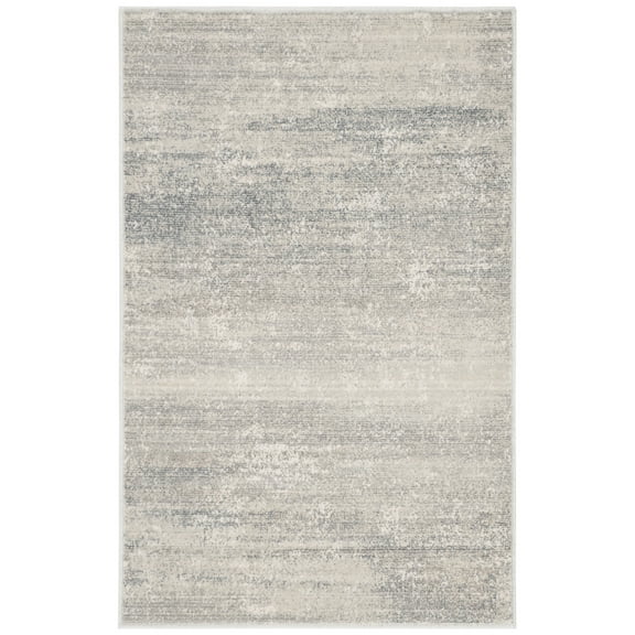 SAFAVIEH Noble Natalee Abstract Area Rug, Light Blue/Ivory, 2'7" x 4'
