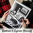 thumbnail image 5 of Cozy Time Monochrome Coloring Book Spiral Bound for Adults, Softcover, Relaxing One-Color Illustrations with Pets, Daily Activities and Peaceful Home Scenes for Mindfulness, Stress Relief, 5 of 6