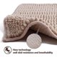 thumbnail image 3 of Alfombrilla de baño antideslizante lavable, alfombrillas de baño suaves y esponjosas hechas de chenilla de microfibra, regalo, 3 of 5