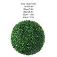thumbnail image 4 of relayinert Low Maintenance Simulation Leave Grass Ball Versatile And Realistic Plastic Artificial Grass Dome Ball Plants green 25cm 1Set, 4 of 6