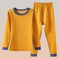 thumbnail image 5 of SUYIDA Girls Thermal Underwear Set for Kids Long Johns Lined Base Layer Top & Bottom Cold Winter Thermals, 5 of 5