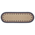 thumbnail image 2 of VHC Brands Braided Cotton Table Runner 12x36, Cotton Dining Room, Kitchen Table Runner, Jute Style, Farmhouse, Stenciled, My Country Collection, Rectangle 12x36, Stars, Navy, 2 of 3