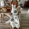 thumbnail image 2 of JINMGG 2026 Summer Plus size Dresses for Women under $10,Women's Summer Fashion Printed V-Neck Sleeveless Suspenders Pullover Dress, 2 of 4