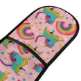 thumbnail image 2 of Dailycode Double Sided Oven Mitt with Loop Heat Resistant Kitchen Long Potholders 7" x 35" Rainbow Cats Unicorns, 2 of 6