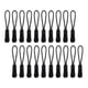 thumbnail image 2 of 40 tiradores de cremallera para ropa, prácticos y prácticos, para bolsos, maletas y bolsos (negro), 2 of 5