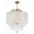 thumbnail image 2 of Crystorama Lighting - Gabrielle - 6 Light Chandelier-Antique Gold Finish, 2 of 7