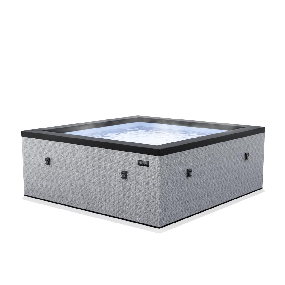 Wave Garda Rigid Eco 6 Person Foam Spa Flint Gray