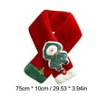 thumbnail image 2 of Winter Christmas Plush Shawl Scarf Christmas Ornaments For Children, 2 of 2