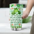 thumbnail image 4 of Green Frog Tumblers Coffee Women Stainless Steel Tumbler 20 Oz Cup Mug Funny Insulated Travel Mugs Gifts For Frog Lovers Women Birthday Kitchen Accessories Supplies, 4 of 6