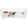 thumbnail image 2 of Rubbermaid Large White Antimicrobial Dish Drainer, 2 of 4