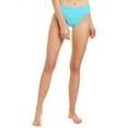 thumbnail image 1 of PilyQ Hillary Full Bikini Bottom, Small, TURQ/AQUA, 1 of 3