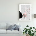 thumbnail image 3 of Trademark Fine Art 'Dandelion Hearts' Canvas Art by Fab Funky, 3 of 3