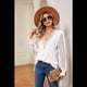thumbnail image 4 of Blusa Informal de Larga con Volantes y Cuello en V para Mujer XXL, 4 of 10