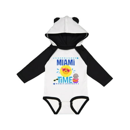 

Inktastic Miami Florida Vacation Gift Gift Baby Girl Long Sleeve Bodysuit