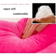 thumbnail image 2 of Ukeler Hot Pink 1 Lip Shape Throw Pillows Cushion Girls Toy ,Gift Soft Velvet Decorative Reversible 23.6'' x 13.6'', 2 of 6