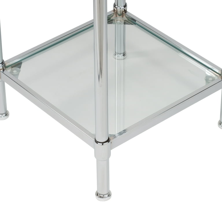 Organize It All Belgium Oil Rubbed Bronze 3.0 -Tier Metal Freestanding Bathroom Shelf ( 13.75-in x 31.99-in x 13.75-in ) in the Bathroom Shelves department at