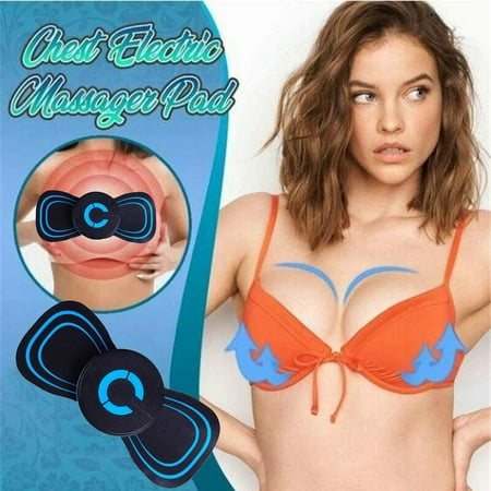 BSMEAN Electric Breast Massage Pad Chest Enhancer Massager