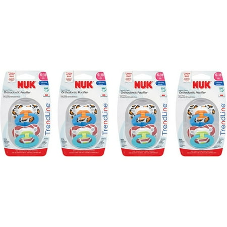 Nuk - Animal Print Silicone Pacifiers (s