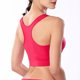 thumbnail image 3 of Gibobby Brasier deportivo para mujer Sujetador con cierre frontal para mujer, espalda, talla grande, sin forro, con aros, completa(Rosa caliente,G), 3 of 4