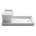 thumbnail image 2 of Kohler Tresham Rectangular Shower Base with Seat, 2 of 5