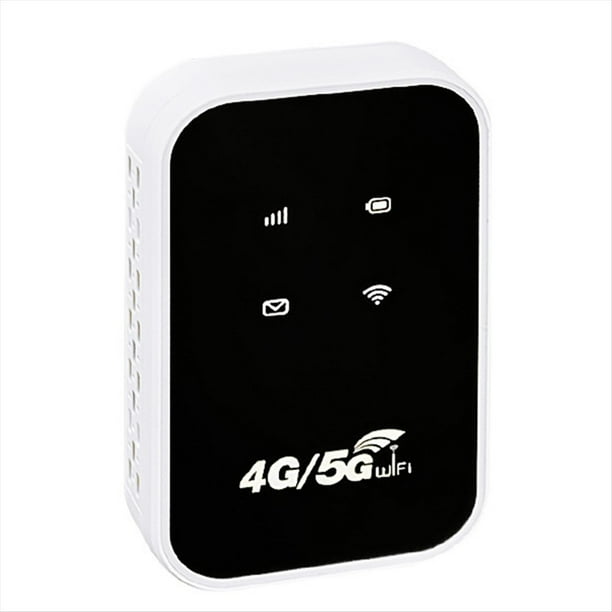 Enrutador WiFi 4G LTE, Punto de Acceso Inalámbrico de 150 Mbps con Ranura para Tarjeta SIM, Módem Portátil, Minipunto de Acceso Móvil, Plug & Play