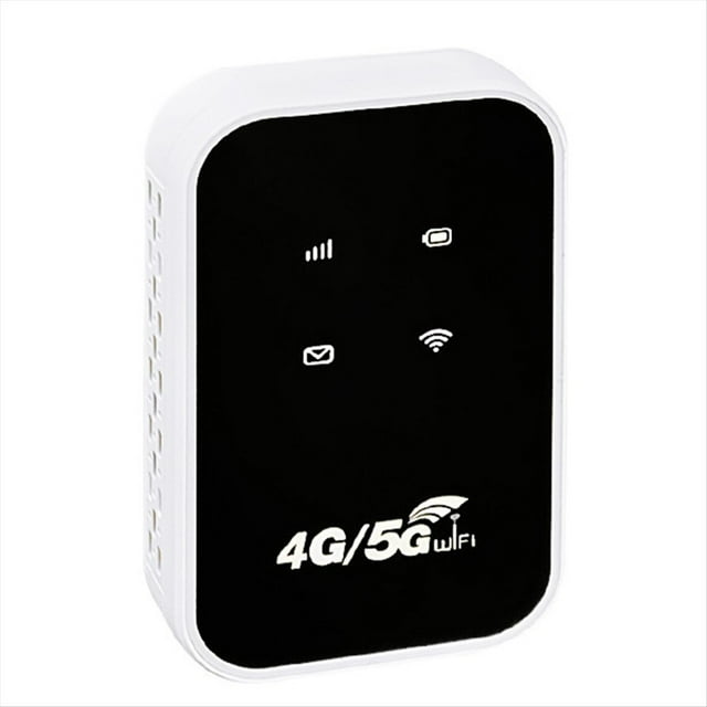 Enrutador WiFi 4G LTE, Punto de Acceso Inalámbrico de 150 Mbps con Ranura para Tarjeta SIM, Módem Portátil, Minipunto de Acceso Móvil, Plug & Play
