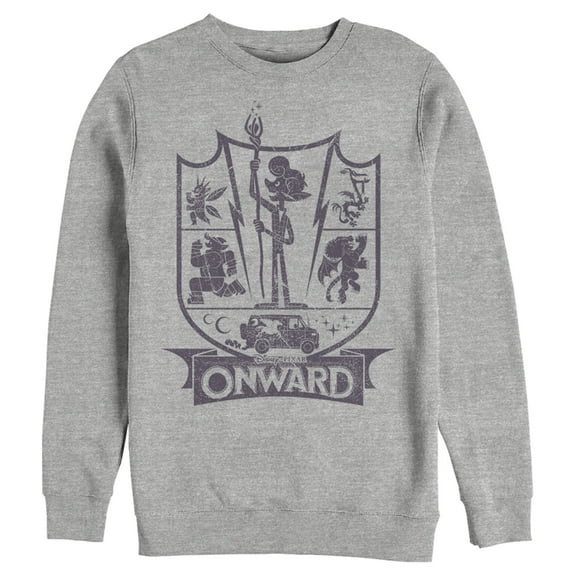 Men's Onward Character Icon Emblem Sweatshirt Athletic Heather Medium