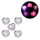 thumbnail image 1 of KAKOWELY 5 luces LED intermitentes multicolor con forma de corazón para beber vino, bodas, fiestas, bares y clubes., 1 of 4