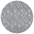 thumbnail image 6 of JONATHAN Y IBIZA 5' Round Area Rug, Balansat Moroccan Diamond - Dark Gray, IBZ100A-5R, 6 of 9
