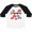White and Black, variant on Inktastic Grandma Was Here Red Kisses Boys or Girls Toddler T-Shirt