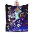 thumbnail image 1 of Manta de franela cálida y acogedora con diseño de búhos para sala de estar, dormitorio, cama, sofá, coche, mantas de vellón para todas las estaciones, regalos para niños, adolescentes y adultos, 40 x, 1 of 8