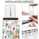 thumbnail image 5 of Dznils Cortina Shower de Tela Floral Boho, Cortina de Baño Moderna con 12 Ganchos, 72 x 72, Rosa, 5 of 11