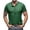 002Green, variant on Mens Lightweight Basic Cotton Tops Summer Short Sleeve Henley Shirts Casual Button Henley Soild T-Shirts