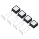 thumbnail image 1 of Tether de control remoto retráctil Uxcell, candado de cable de seguridad cuadrado con clasp ajustable negro, 1 of 6