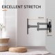 thumbnail image 4 of Soporte de pared para TV, soporte de pared giratorio e inclinable para visor de plasma LCD LED de 13 a 32 pulgadas , VESA 100 x 100/75 x 75 mm hasta 15 kg, brazo articulado para TV,, 4 of 5