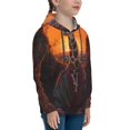 thumbnail image 3 of Gaeub Tree Hollow Meditating Giraffe Men's Hoodie,Heavyweight Hooded Sweatshirt for Men-Medium, 3 of 6