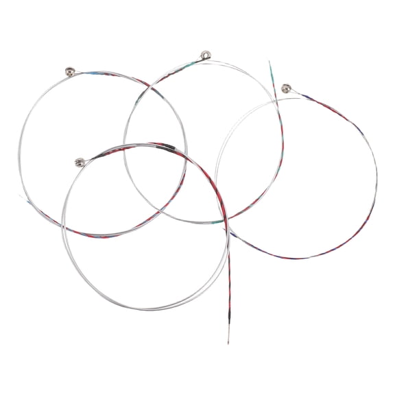 Masteelf 1 Set Violin Strings Aluminum Magnesium 3/4-4/4 Size Musical Instrument Accessories Violin Instrument String Replacement Violin Accessories