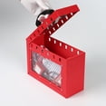 thumbnail image 3 of Caja de seguridad portátil con visualización de seguridad, almacenamiento de llaves, caja de seguridad portátil, caja de candado de metal, grupo de gestión, 3 of 5
