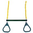 thumbnail image 1 of GoDecor 18" Swing Bar Rings Set Chain Jungle Gym Heavy Duty Steel, 1 of 6