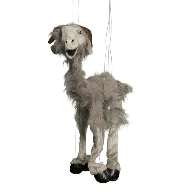 Yarn Horse 4 Legged Grey & White String Marionette 6" Puppet Great Gift Idea 