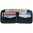 thumbnail image 2 of Alpine Swiss Zipper Bifold Wallet for Men Women RFID Protected Genuine Leather, 2 of 6