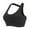 Black, variant on Sports Bras for Women High Support Moulded Cup High Impact Bras Racerback Workout Running Yoga Bra Black L