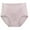 Gray, variant on GERsome Women's Plus Size Underwear Cotton High Waisted Briefs Full Coverage Panties XL-6XL