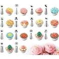thumbnail image 4 of BSHAPPLUS® Piping Bags and Tips Set, 72 Pcs Cake Decorating Supplies Kit,Cake Decoration Kit with 20 Frosting Bags, 42 Icing Tips Pastry, Cookie, Cupcake and Baking Supplies, 4 of 10