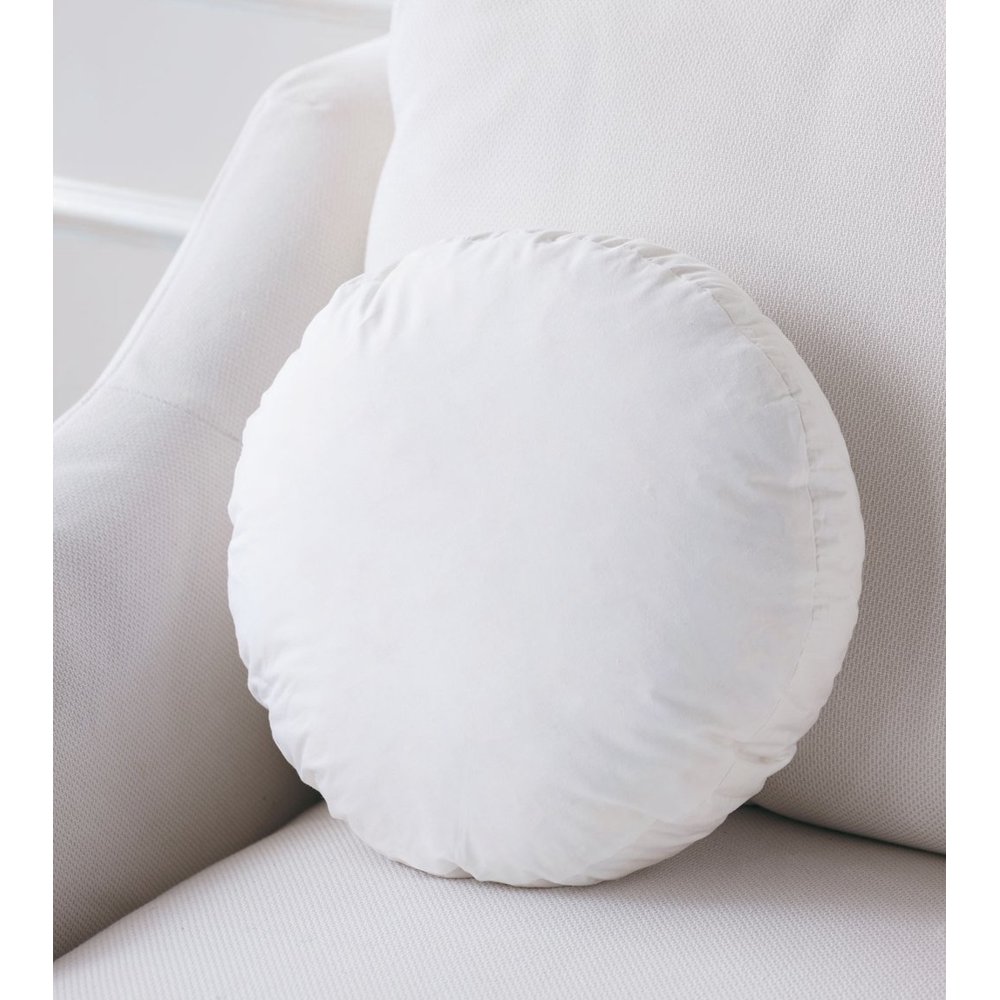 Plankroad Home Decor Luxury Small Feather Pillow Insert Round